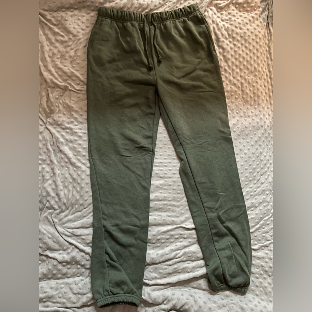 No Boundaries Forest Green Sweats